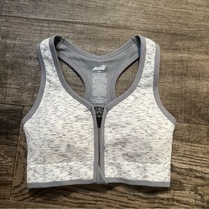 Avia zipper front sports bra size S